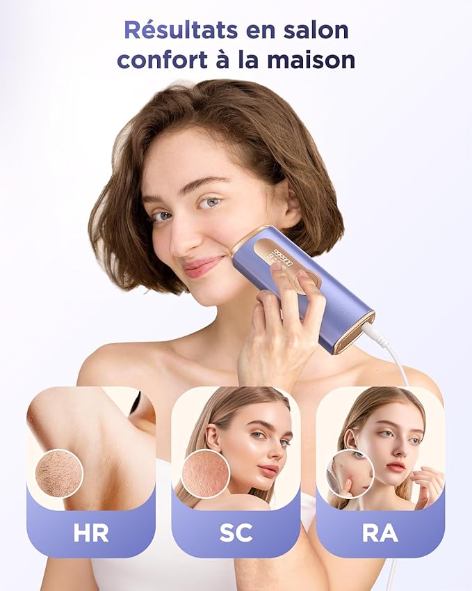Épilateur à lumière pulsée