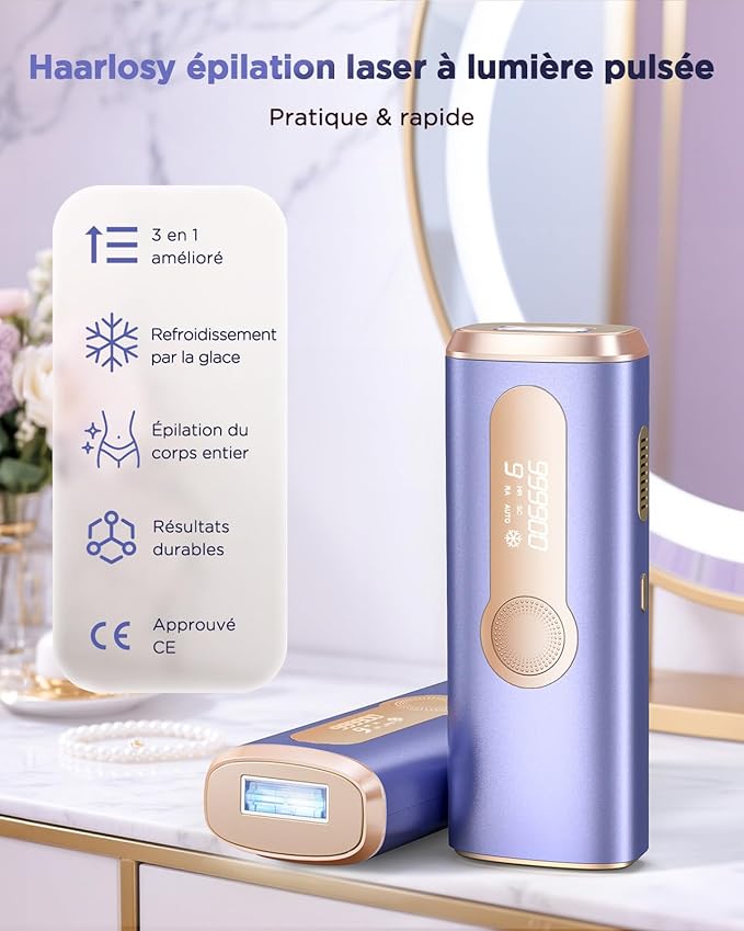 Épilateur à lumière pulsée